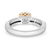 Thumbnail Image 4 of Collector's Edition Enchanted Disney 0.80 CT. T.W. Diamond Frame Engagement Ring in 14K Two-Tone Gold