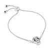 Thumbnail Image 2 of Disney Treasures Coco 0.065 CT. T.W. Diamond Skull Bolo Bracelet in Sterling Silver - 9.5"