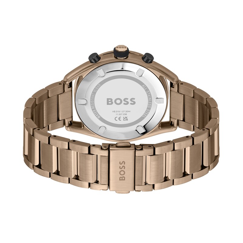 Men's Hugo Boss Centre Court Black Chronograph Watch with Black Dial (Model: 1514027)
