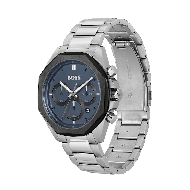 Peoples Jewellers Men's Hugo Boss Cloud Chronograph Watch with Blue Dial  (Model: 1514015)|Peoples Jewellers | Southcentre Mall