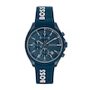 Men's Hugo Boss Velocity Silicone Strap Chronograph Watch with Dial (Model