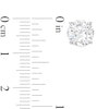 CT. T.W. Certified Lab-Created Diamond Solitaire Stud Earrings in 14K White Gold (I/SI2