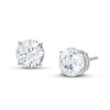 Thumbnail Image 1 of 2.00 CT. T.W. Certified Lab-Grown Diamond Solitaire Stud Earrings in 14K White Gold (I/SI2)