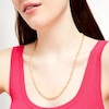 Thumbnail Image 2 of 4.4mm Glitter Rope Chain Necklace in Solid 10K Gold - 24"