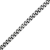 Thumbnail Image 1 of Men's 6.0mm Franco Chain Bracelet in Solid Stainless Steel  with Black Ion-Plate - 8.5"
