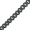 Thumbnail Image 0 of Men's 0.50 CT. T.W. Black Diamond Squared Link Chain Bracelet in Stainless Steel with Black Ion-Plate - 8.62"