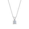 Thumbnail Image 3 of 0.40 CT. Certified Lab-Grown Diamond Solitaire Pendant in 10K White Gold (I/SI2)