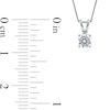 Thumbnail Image 5 of 0.40 CT. Certified Lab-Grown Diamond Solitaire Pendant in 10K White Gold (I/SI2)