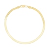 3.8mm Herringbone Chain Bracelet in Hollow 14K Gold - 7.0"