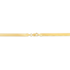 3.8mm Herringbone Chain Bracelet in Hollow 14K Gold - 7.0"