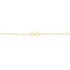 Thumbnail Image 2 of 1.3mm Figaro Chain Anklet in Solid 14K Gold - 10"