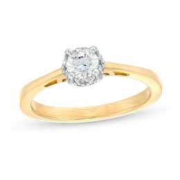 Previously Owned - 0.50 CT. T.W. Solitaire Diamond Engagement Ring in 14K Gold (I/I1)