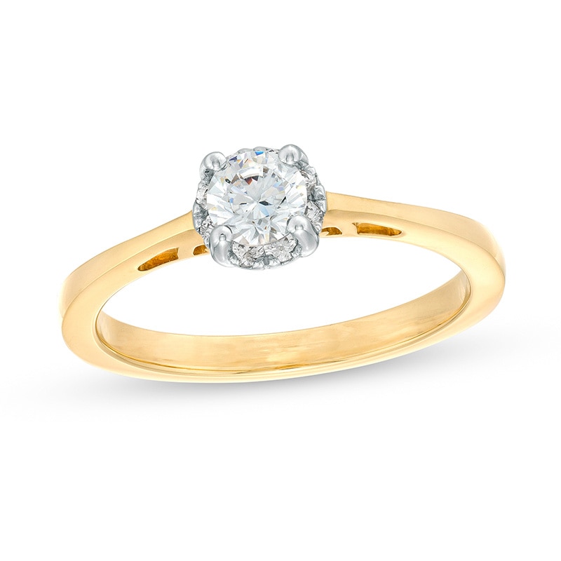 Previously Owned - 0.50 CT. T.W. Solitaire Diamond Engagement Ring in 14K Gold (I/I1)|Peoples Jewellers