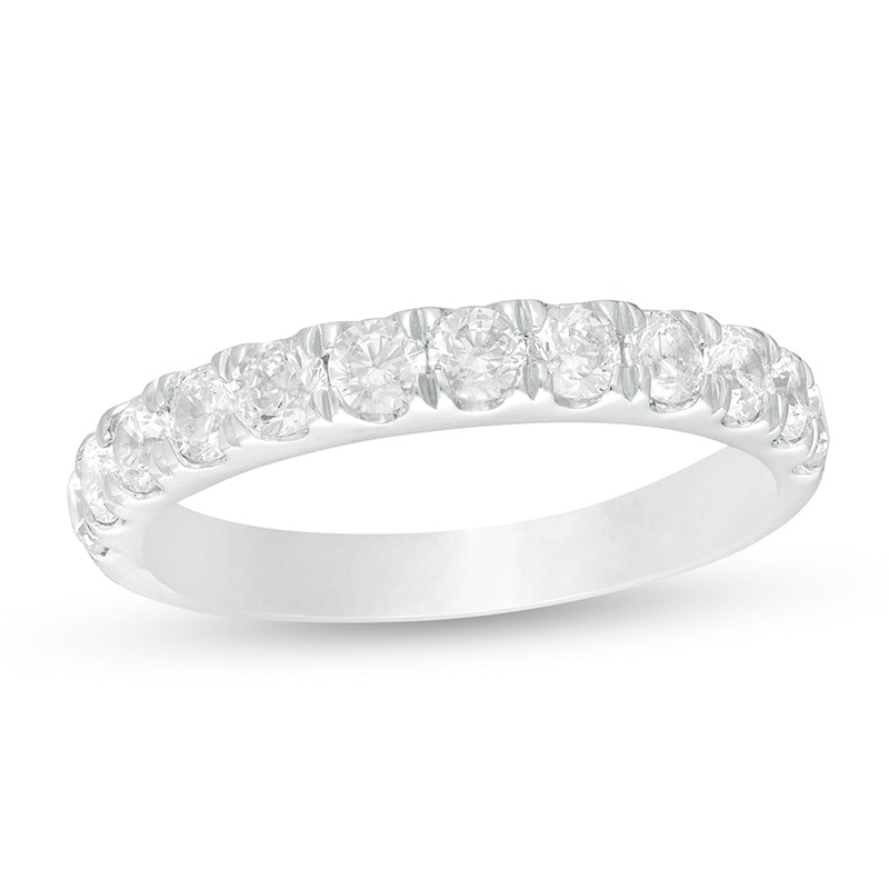 Previously Owned - 1.00 CT. T.W. Lab-Created Diamond Band in 14K White Gold (F/SI2)|Peoples Jewellers