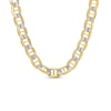 Men's 4.7mm Mariner Chain Necklace in Hollow 14K Two-Tone Gold - 22"