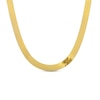 2.35mm Herringbone Chain Necklace in Solid 14K Gold - 18"