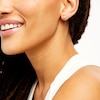 Thumbnail Image 2 of 0.90 CT. T.W. Certified Lab-Grown Diamond Solitaire Stud Earrings in 14K White Gold (I/SI2)