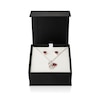 Thumbnail Image 1 of Disney Treasures Winnie the Pooh Heart-Shaped Garnet Stud Earrings and Pendant Set in Sterling Silver and 10K Rose Gold
