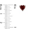 Thumbnail Image 5 of Disney Treasures Winnie the Pooh Heart-Shaped Garnet Stud Earrings and Pendant Set in Sterling Silver and 10K Rose Gold