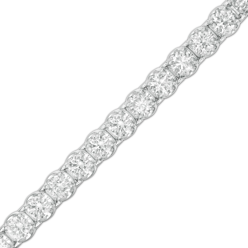 Main Image 1 of 12.00 CT. T.W. Diamond Tennis Bracelet in 14K White Gold (I/I2)