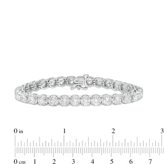 12.00 CT. T.W. Diamond Tennis Bracelet in 14K White Gold (I/I2)