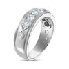 Every Moment Collection Men's CT. T.W. Diamond Three Stone Wedding Band in 14K Gold