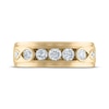 Thumbnail Image 4 of Every Moment Collection 0.95 CT. T.W. Diamond Three Stone Wedding Band in 14K Gold