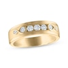 Thumbnail Image 1 of Every Moment Collection 0.45 CT. T.W. Diamond Three Stone Wedding Band in 14K Gold