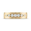 Thumbnail Image 3 of Every Moment Collection 0.45 CT. T.W. Diamond Three Stone Wedding Band in 14K Gold