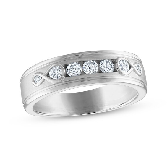 Every Moment Collection Men's 0.45 CT. T.w. Diamond Three Stone