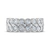 Thumbnail Image 5 of Every Moment Collection 1.95 CT. T.W. Diamond Double Row Infinity Ring in 14K White Gold