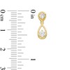 0.50 CT. T.W. Canadian Certified Diamond Teardrop Earrings in 14K Gold (I/I2)