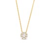 Thumbnail Image 1 of 0.50 CT. T.W. Multi-Diamond Flower Pendant in 10K Gold