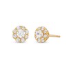 Thumbnail Image 1 of 1.00 CT. T.W. Multi-Diamond Flower Stud Earrings in 10K Gold