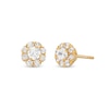 Thumbnail Image 1 of 2.00 CT. T.W. Multi-Diamond Flower Stud Earrings in 10K Gold