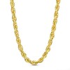 Thumbnail Image 1 of 3.0mm Glitter Rope Chain Necklace in Solid 10K Gold - 24"