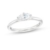 Thumbnail Image 1 of 0.48 CT. Marquise Diamond Sideways Solitaire Ring in 14K White Gold (I/I2)