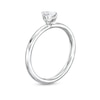 Thumbnail Image 2 of 0.48 CT. Pear-Shaped Diamond Solitaire Ring in 14K White Gold (I/I2)