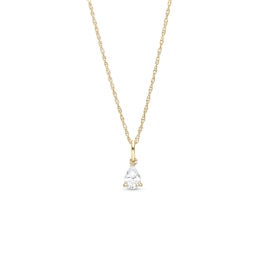 0.48 CT. Pear-Shaped Diamond Solitaire Pendant in 14K Gold (I/I2)