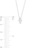 Thumbnail Image 3 of 0.48 CT. Marquise Diamond Solitaire Pendant in 14K White Gold (I/I2)