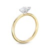 Thumbnail Image 2 of 0.48 CT. Marquise Diamond Sideways Solitaire Ring in 14K Two-Tone Gold (I/I2)