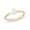 Thumbnail Image 0 of 0.48 CT. Pear-Shaped Diamond Solitaire Ring in 14K Two-Tone Gold (I/I2)