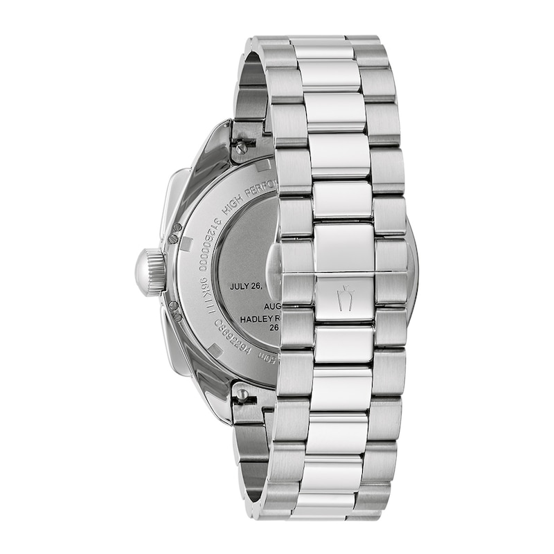 Main Image 5 of Men's Bulova Archive Series Lunar Pilot Interchangeable Strap Chronograph Watch with Black Dial (Model: 96K111)