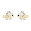 Thumbnail Image 0 of Disney Treasures Finding Nemo 0.065 CT. T.W. Diamond Stud Earrings in Sterling Silver and 10K Gold