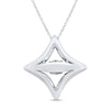 Thumbnail Image 2 of Unstoppable Love™ Diamond Accent Concave Square Pendant in Sterling Silver