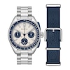 Thumbnail Image 2 of Men's Bulova Archive Series Lunar Pilot Interchangeable Strap Chronograph Watch with Blue Dial (Model: 98K112)