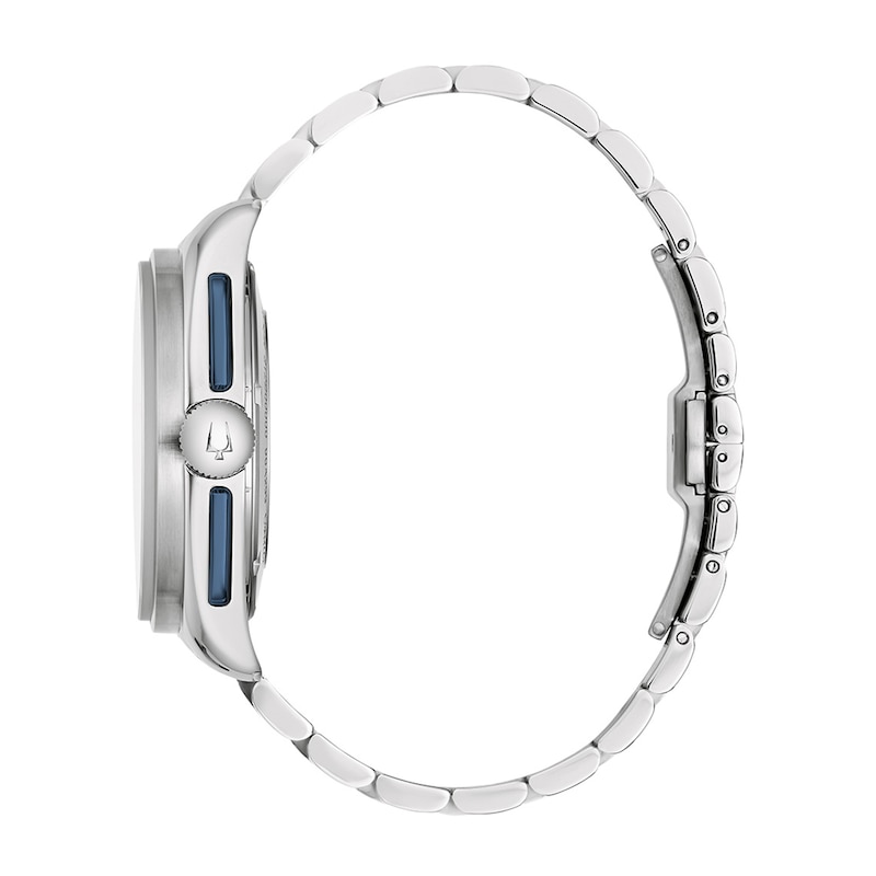 Main Image 4 of Men's Bulova Archive Series Lunar Pilot Interchangeable Strap Chronograph Watch with Blue Dial (Model: 98K112)