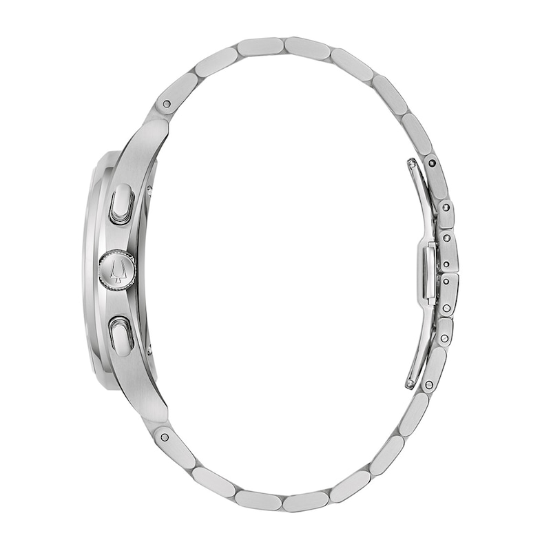 Main Image 2 of Men's Bulova CURV Collection Chronograph Watch with Grey Dial (Model: 96A298)