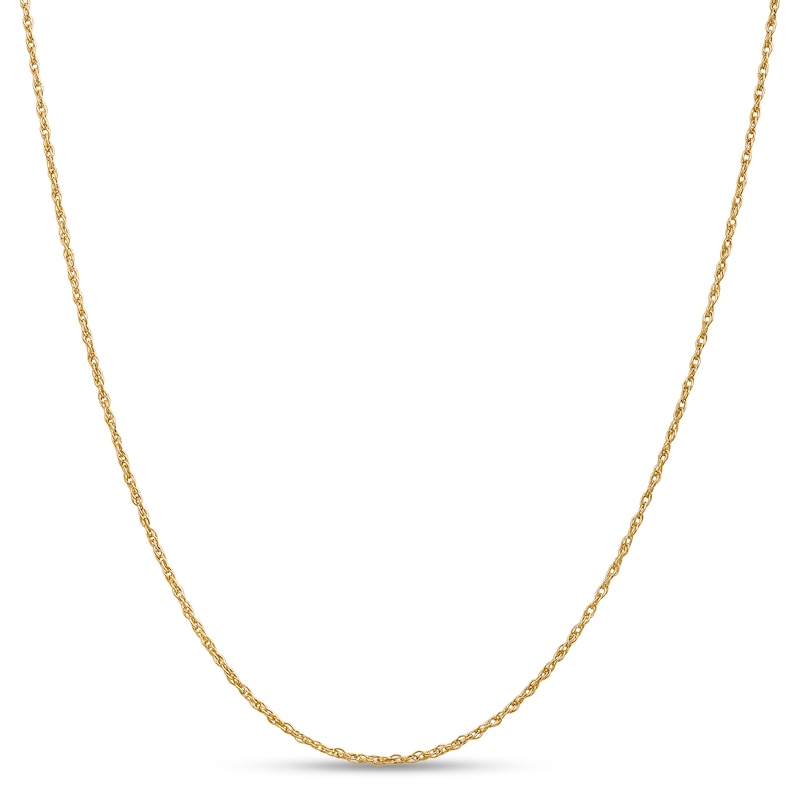 1.3mm Rope Chain Necklace in 18K Gold - 18"