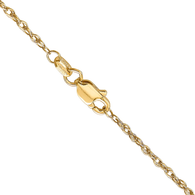 Main Image 3 of 1.3mm Rope Chain Necklace in 18K Gold - 24"